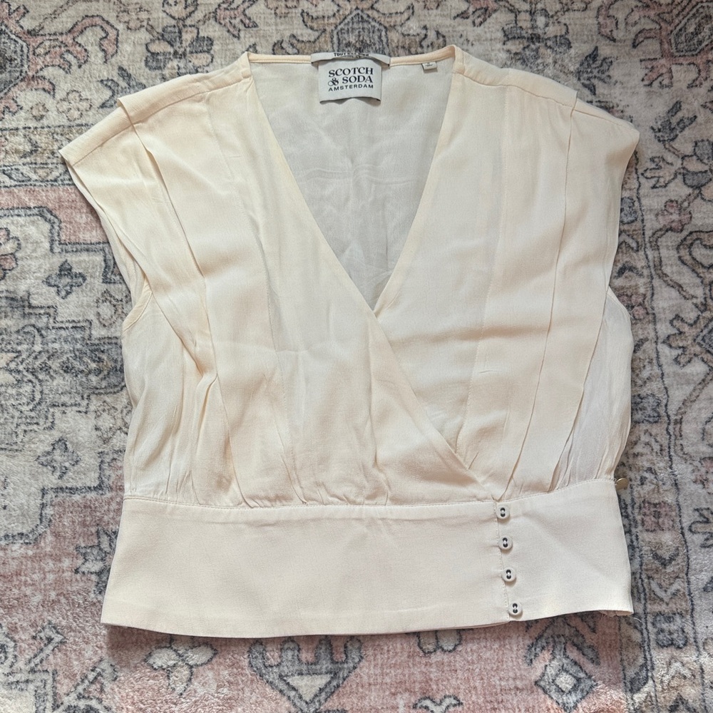 Scotch & Soda Elegant Cream Blouse
